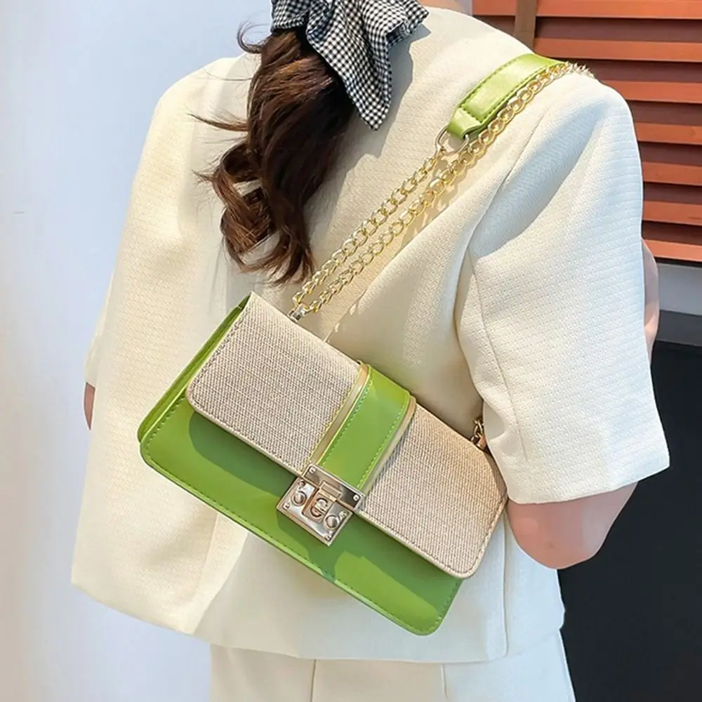 

Light Luxury Textured PU Crossbody Bag Elegant Trendy Woman's Shoulder Bag Chic INS Exquisite Underarm Bag Beach