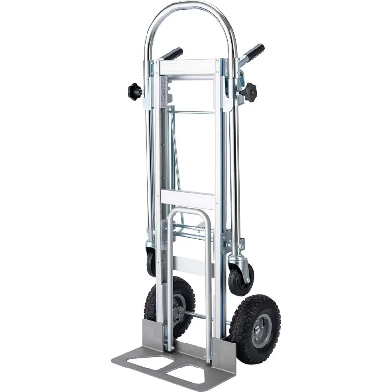 Convertible Hand Truck Aluminum Heavy Duty 3-in-1 Hand Dolly 770lbs Capacity