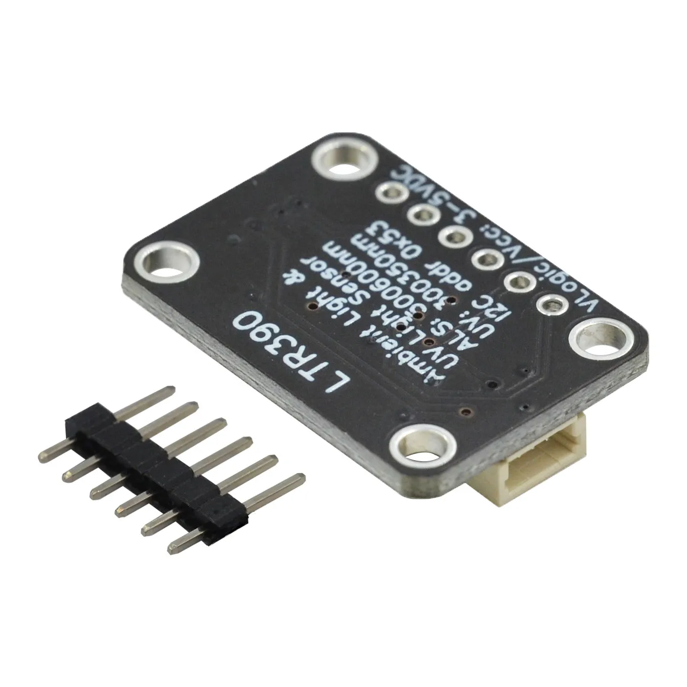 Sensor Cahaya UV Gravity LTR390 280nm hingga 430nm Mendukung I2C UART 3.3V atau 5V untuk Deteksi Intensitas Cahaya dan Percobaan Cuaca