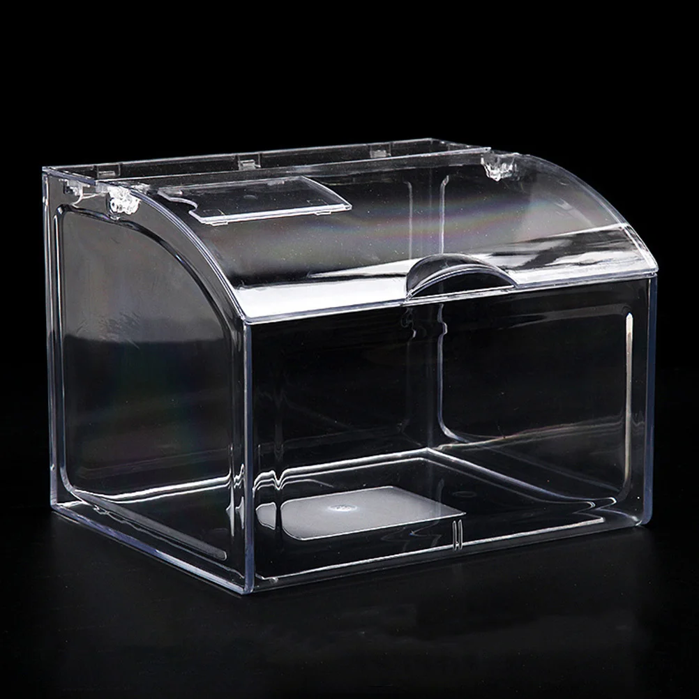 

Kitchen Storage Box Transparent Sealed Jar Flip-Type Candy Canister for Dried Fruit Tea Coffee Grain Food Storage