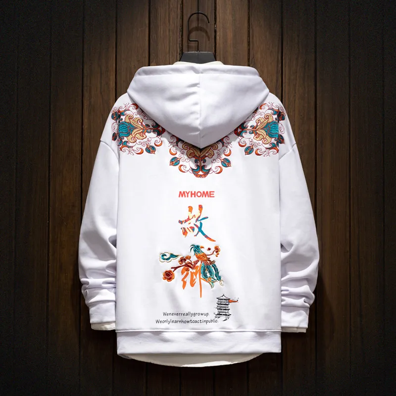 

Autumn and Spring New Fashion Trend Print American Vintage Hoodie Men's Casual Loose Sports Plus Size High-end Outerwear M-4XL