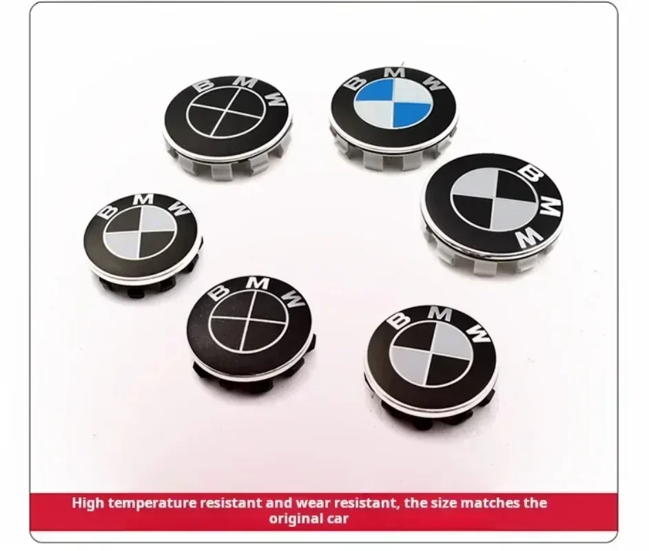 

Для BMW Hubcap Синий и Белый Черный и Белый Черный Knight Hubcap для BMW E87 F20 F52 F23 F45 F46 E46 E90 F30 F10 G60