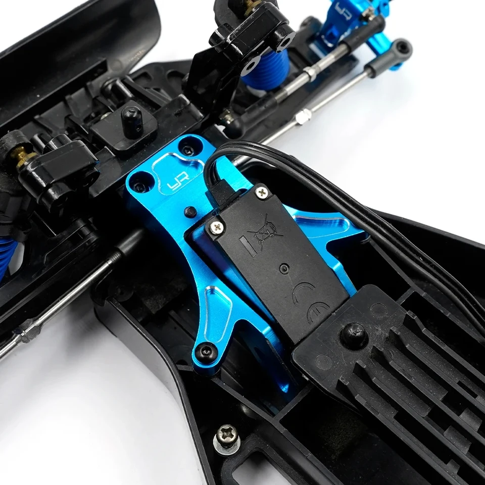 YEAH Racing アルミサーボマウントセット タミヤ DT02用 # TADT-002BU