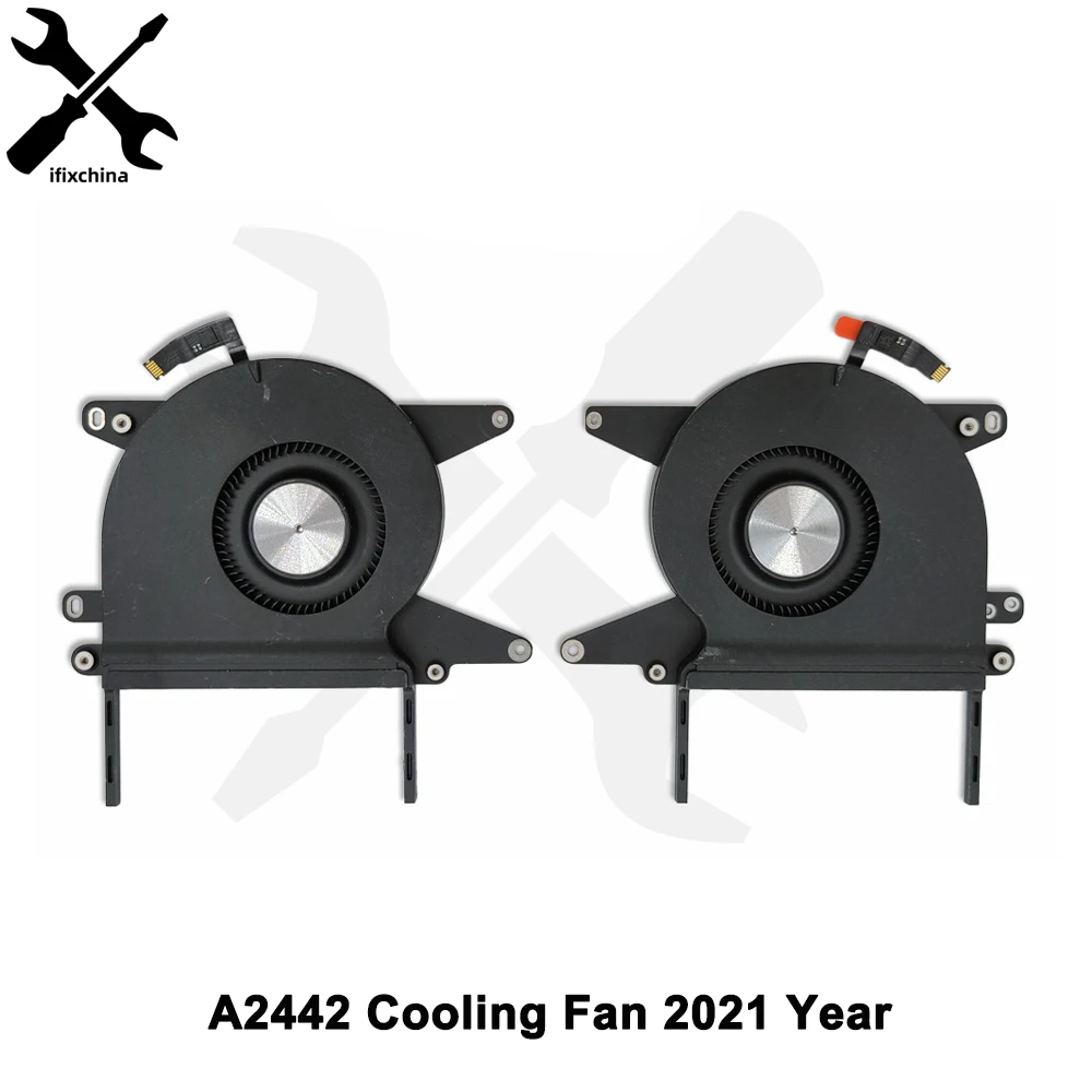 

New Laptop A2442 Fan for Macbook Pro 14.2" Left and Right Side CPU Fan Cooling Cooler Fan Pair EMC3650 Late 2021 Year