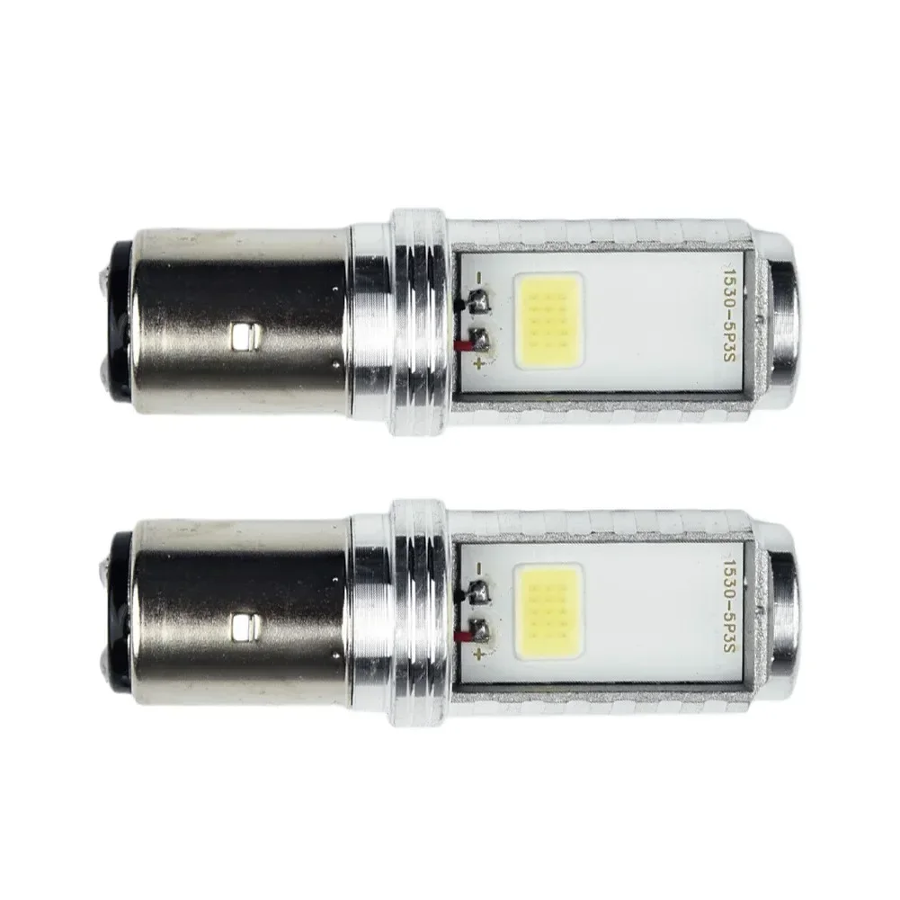 2pcs 12000LM BA20D Headlight Bulb H6 LED Light Hi-Lo Beam Light Lamp Bulb Motorcycle Auxiliary Lights Led Headlight 6500K 12V