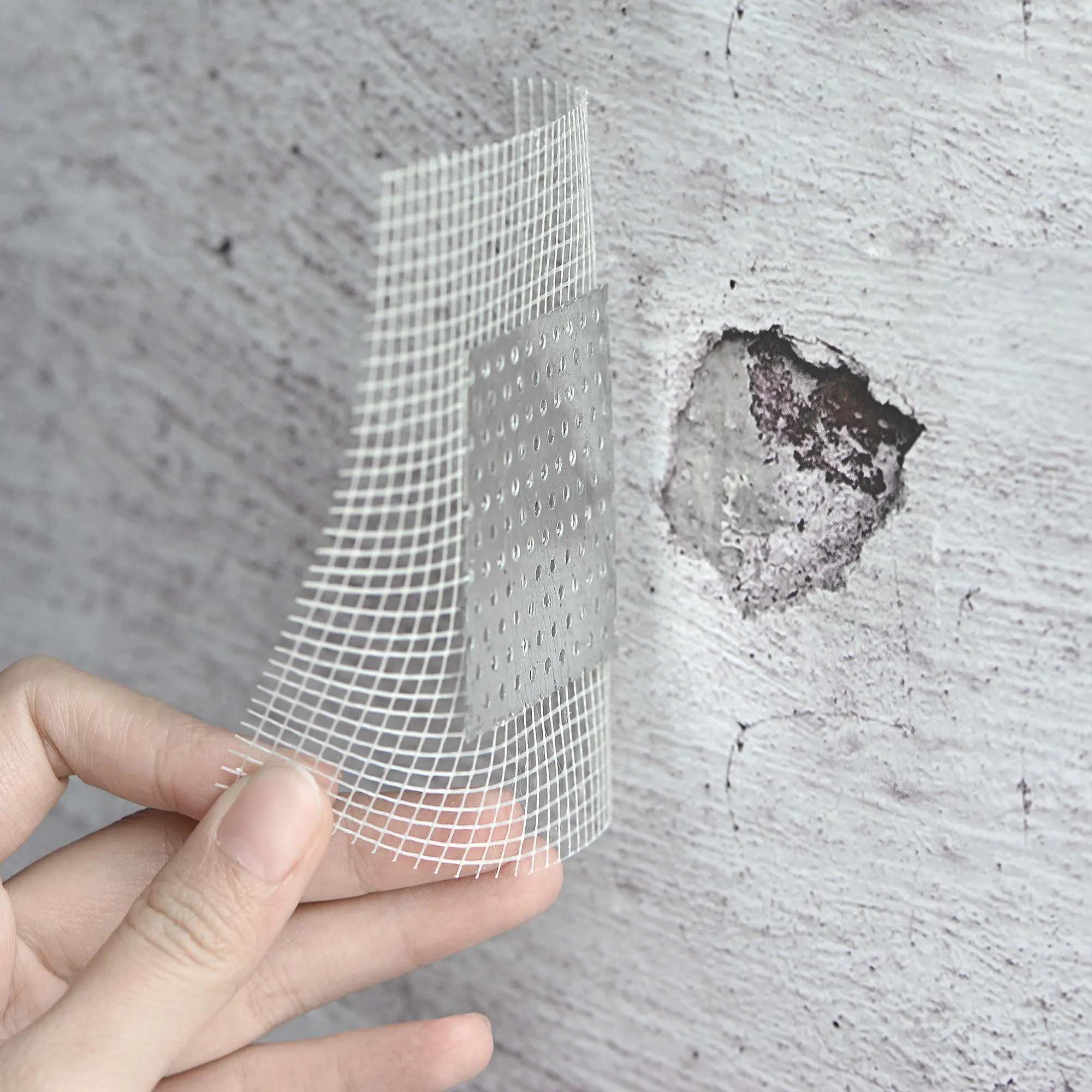 6Pcs Wall Patch Adhesive Mesh Home Special Wall Quick Repair Aluminum Plate Repair Patch For Damaged Drywall Ceiling 200mm/250mm