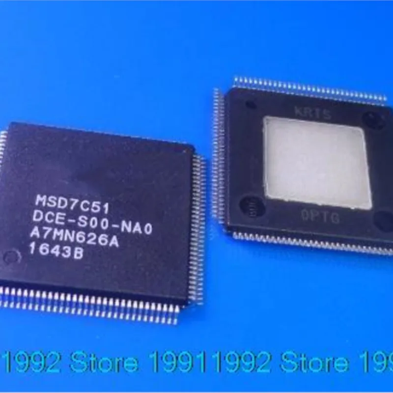 

2PCS New MSD7C51DCE-S00-NA0 B50292B0KQLEG QFP128 Microcontroller chip IC