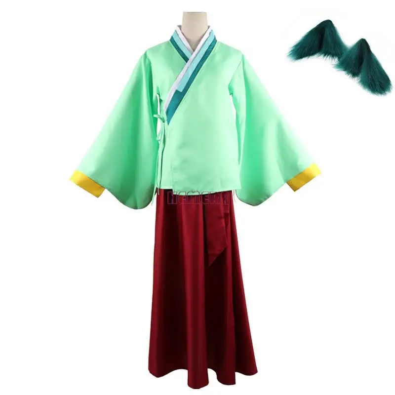 Die Apotheker Tagebücher Cosplay Maomao Cosplay Kostüm Maomao Kimono Cosplay Kostüm Halloween Karneval neue Haut passt Frauen Männer