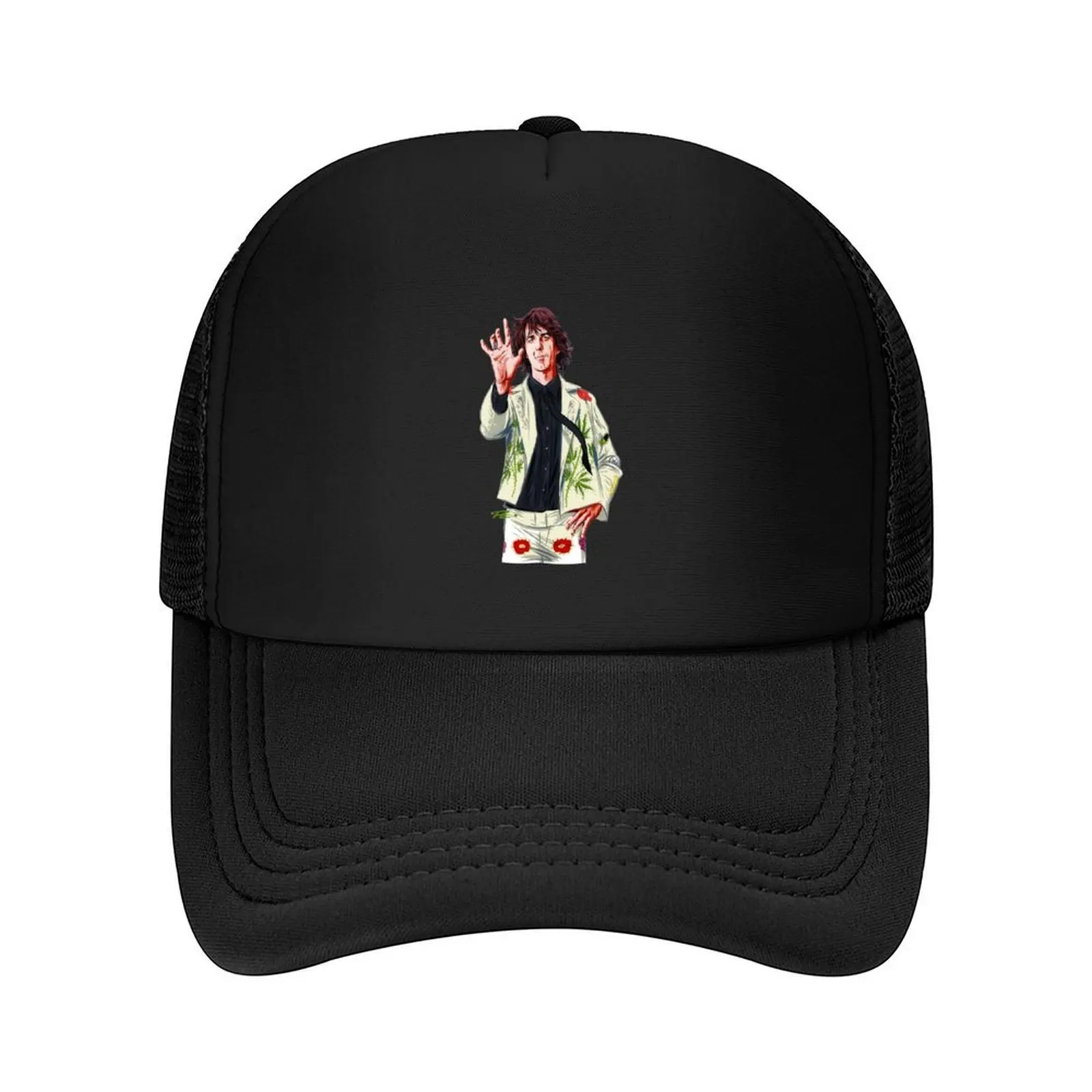 

Gram Parsons - An illustration by Paul Cemmick Baseball Cap Hat Man Luxury men's big size hat Trucker Hat Golf Women Men's