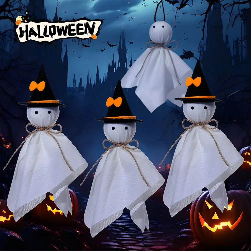 

Halloween Hanging Honeycomb White Ghost 3D Paper Lantern Ornament for Halloween Party Home Indoor Outdoor Yard Decoration