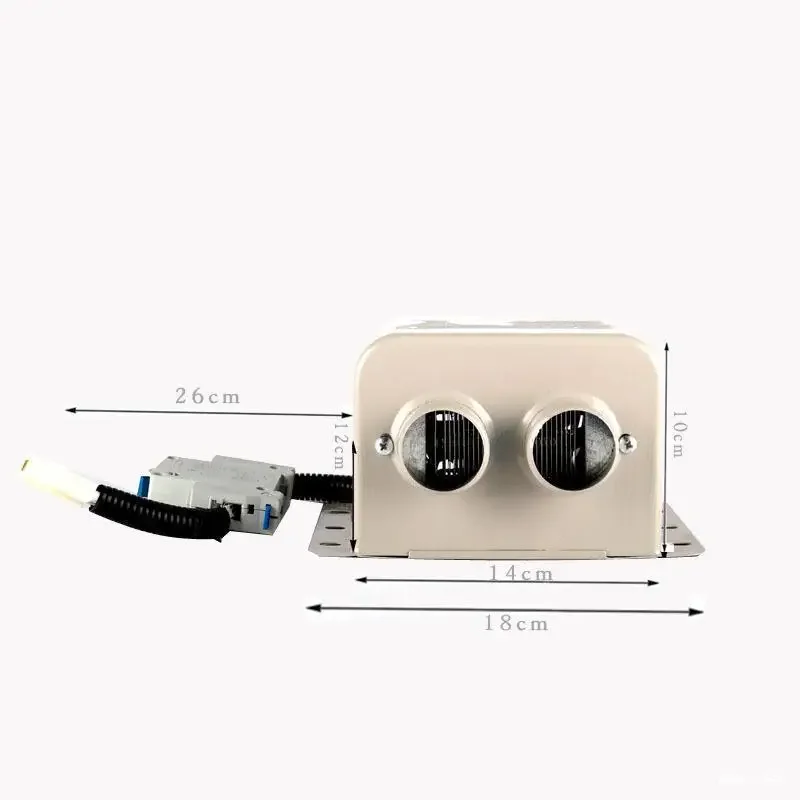 

Car Heater Two Holes 12v800w Car Truck 24v Heating Glass Defrost