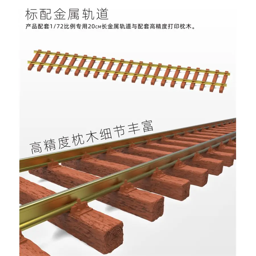 QW Q09007 1/72 Kit Model Perakitan Tipe Berat Kereta Api Lapis Baja Rusia (2 in1)