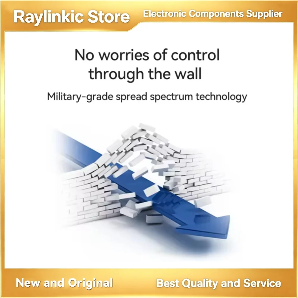 2PCS Wireless Remote Synchronized Switch LoRa 433Mhz RS485 2-Way 4-Way 8-Way DC8-28V AC85-265V CDEBYTE E860-DTU Series 10KM