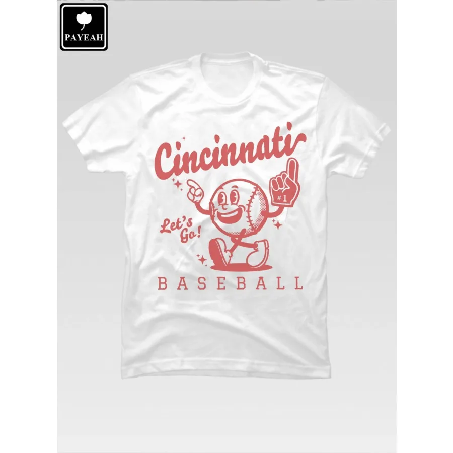 PAYEAH Cincinnati Reds Shirt Vintage Dynasty Icon Heritage Hall Of Fame Pure Heavy Cotton T Shirt