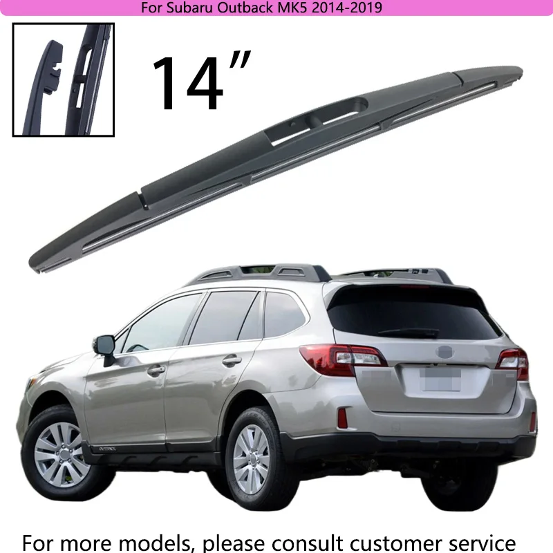

For Subaru Outback MK5 2014-2019 Car Accessories 14" Rear Windshield Windscreen Washer Wiper Blade