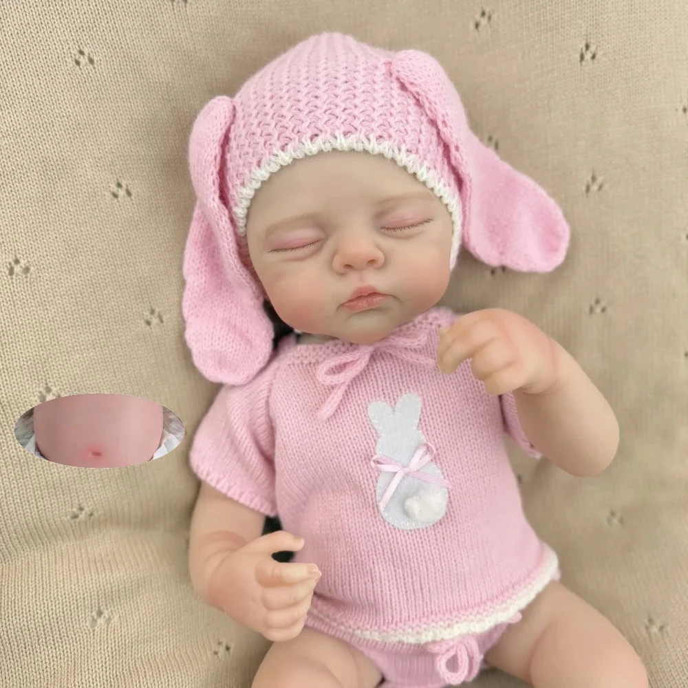 

BZDOLL 19 Inch 48 CM Full Vinyl Body Reborn Baby Doll Toy Lifelike Handmade Fashion Birthday Gift