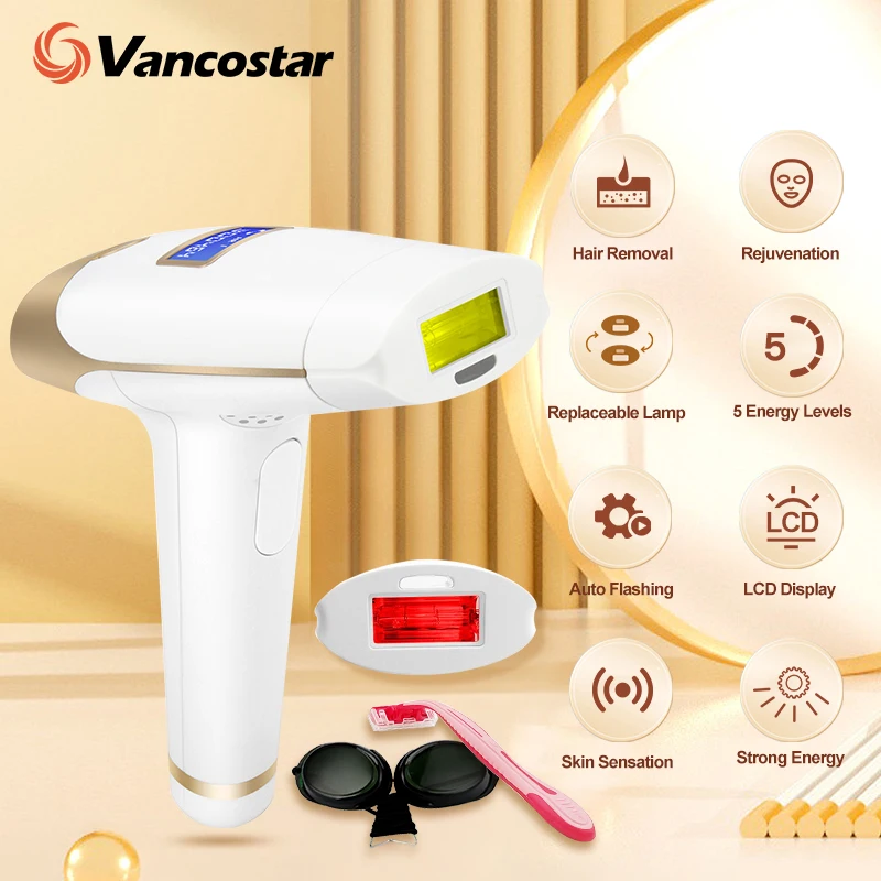 

Updated Laser Epilator 21J 2in1 Replaceable Lamp Rejuvenation Permanent Painless IPL Hair Removal for Women Men Free Shipping