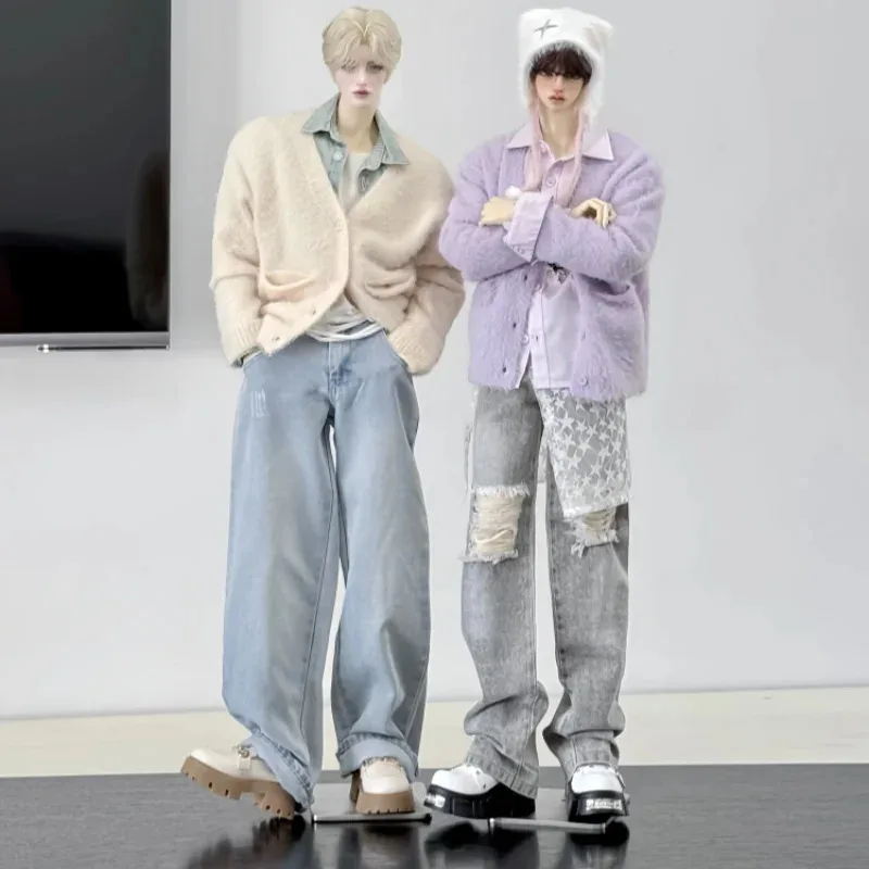 

Doll Clothes For 75cm Doll Black White Purple Apricot Coat Dolls Clothing Accessories(Only Coat No Doll)