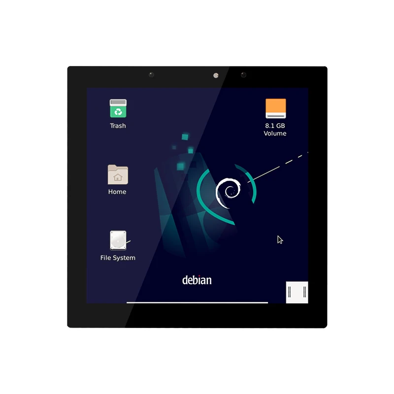New 4 Inch Quad Core Linux Debian Tablet PC IPS Touch Screen RJ45 POE 32GB Memory Bar Design WiFi Features