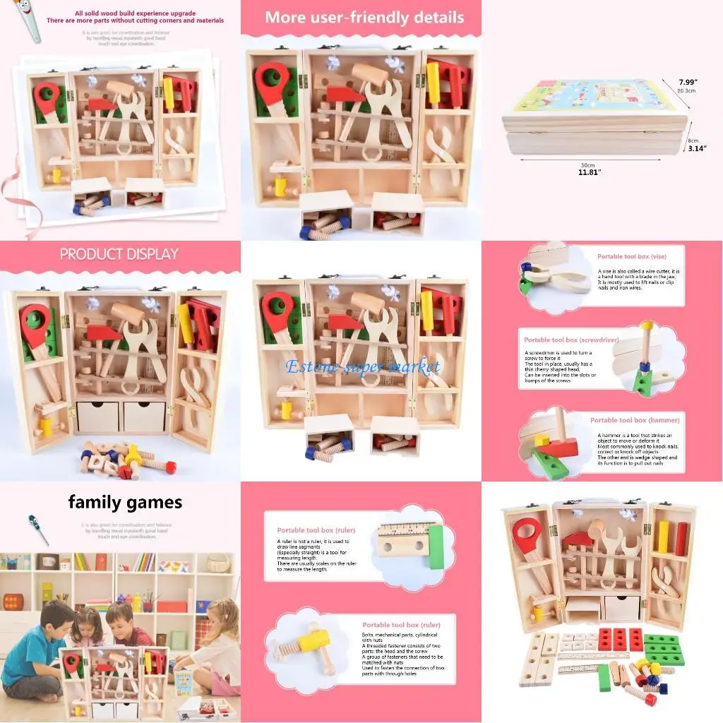 090B Interativo para crianças para brincar, ferramentas portátil, jogo simples para