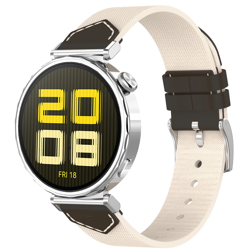 Ремешок 18 мм для Huawei Watch GT 5 4 GT4, 41 мм, ремешок для умных часов для Huawei GT5 Pro, 42 мм, джинсовый браслет, спортивный ремешок для часов, замена