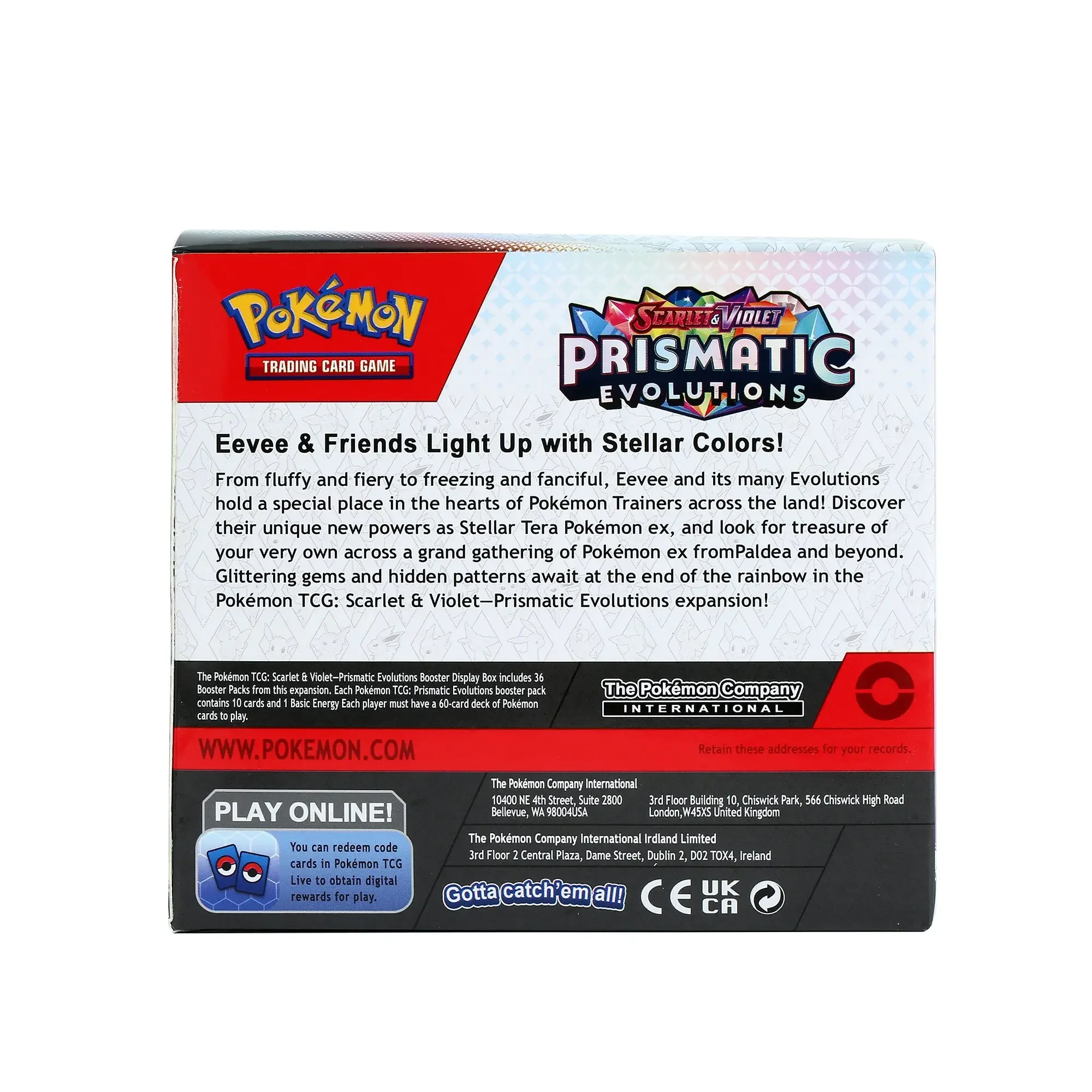！Prismatic Evolutions 360Pcs Pokemon Card Journey Together Stellar Crown 151 Ultra Prism English Booster Battle Transaction Card