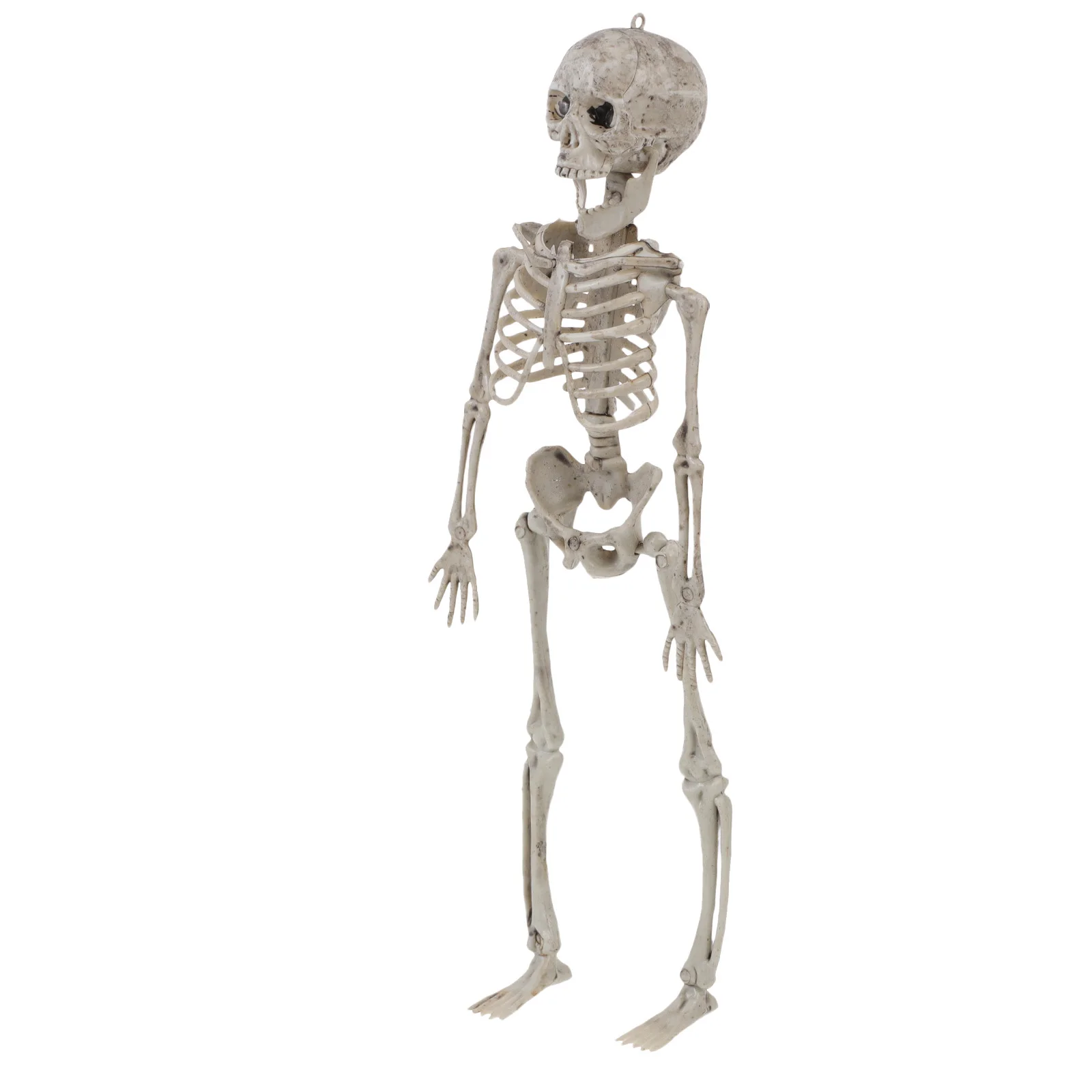 

Simulation Halloween Decor Plastic Human Skull Adornment For Party Home Scary Decoration Bone Ornament Prank
