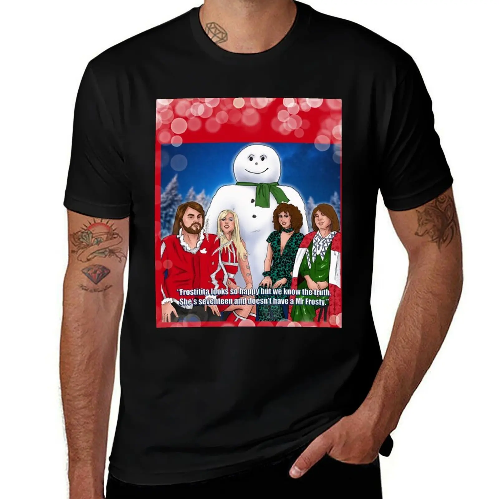 

Christmas Gay Icons - SNL Saturday Night Live Parody Frostitita T-Shirt quick-drying oversizeds Men's t shirts
