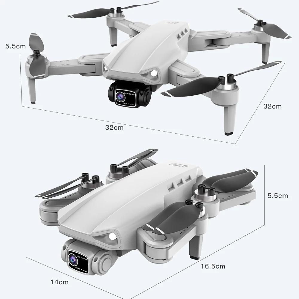 L900 Pro GPS 드론, 4K 전문 HD 듀얼 카메라, 5G 와이파이 사진, 브러시리스 접이식 쿼드콥터, RC 거리 1.2km 드론 장난감