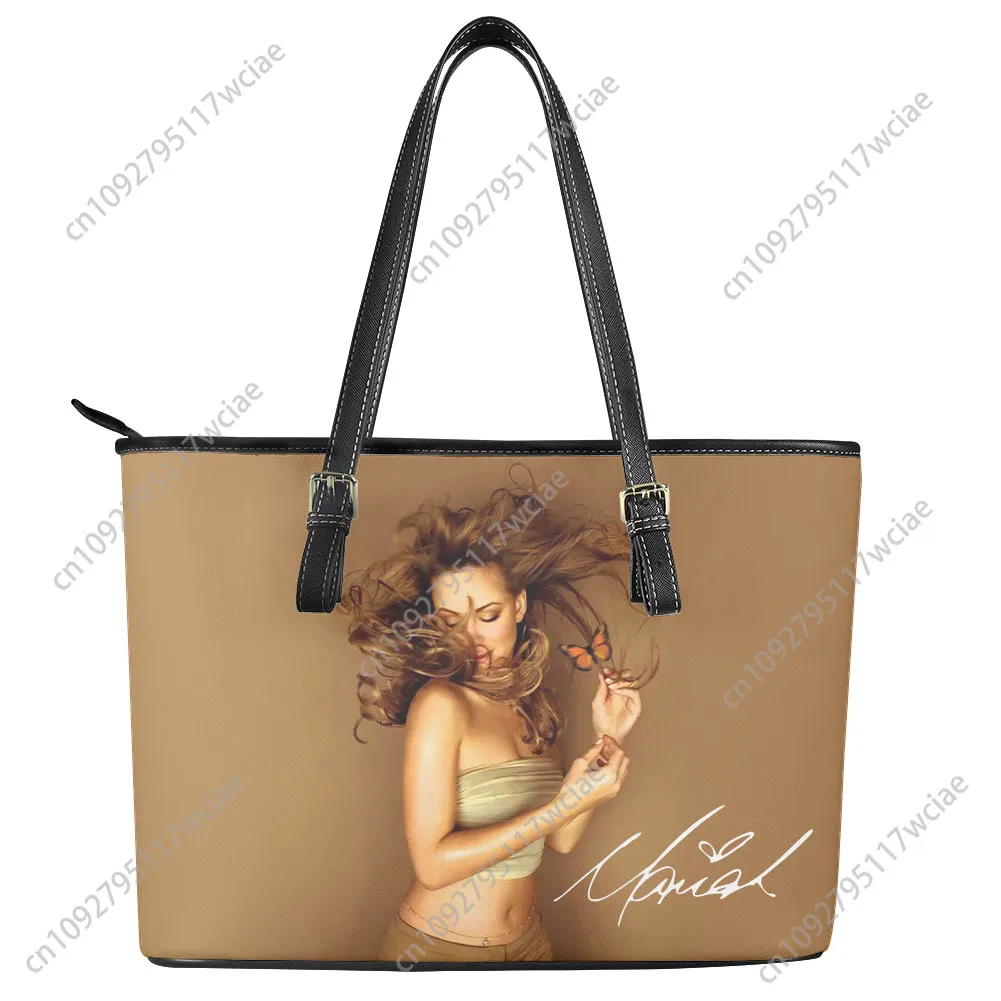

Mariah Carey Custom Handbag Womens Hip hop Singer Mens Personalized Tote Bag Shoulder Bag Business Leather Purse Travel Bag Gift