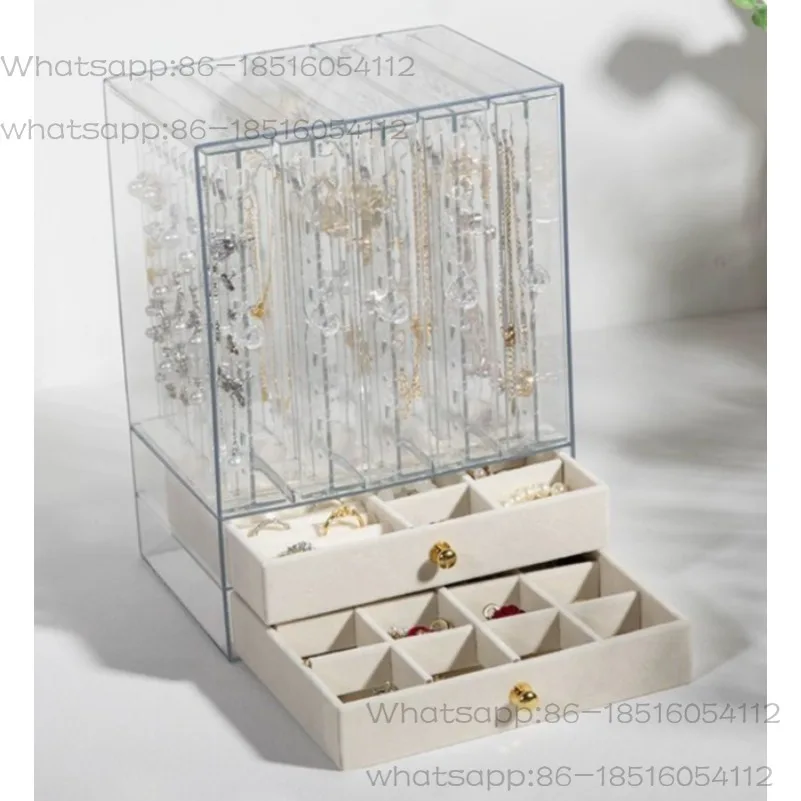 Jewelry Display Stand Transparent Acrylic Five-layer Drawer Jewelry Storage Box Multi-layer Large Capacity