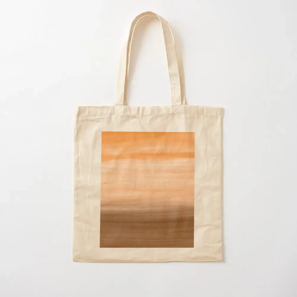 

Touching Orange Brown Watercolor Abstract #1 #painting #decor #art Tote Bag Big bag women sacs de shopping Tote Bag