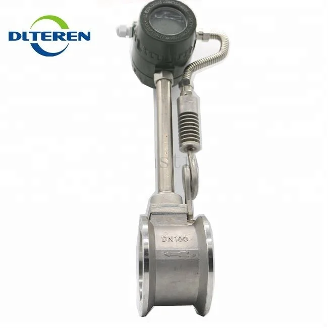 

DLTEREN Cheap Flowmeter RS485 Vortex Air Flow Sensor Steam Flow Transmitter Gas LPG flow meter