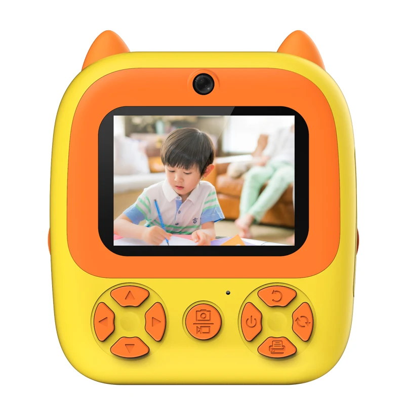 

TONLISH D8 Children Print Camera Dual Lens HD Shots Photographable Printable Doodle DIY Celfie Camera For Kids Gift