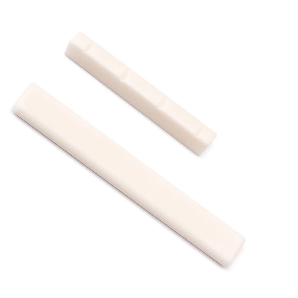 

Ukulele Four Strings Up Down Pillow Saddle Nut Pearlescent White Kit Replacement Parts Ox Bones Material Rich Sound