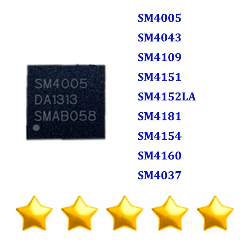 100% New SM4005 SM4043 SM4109 SM4151 SM4152LA SM4181 SM4154 SM4160 SM4037 QFN