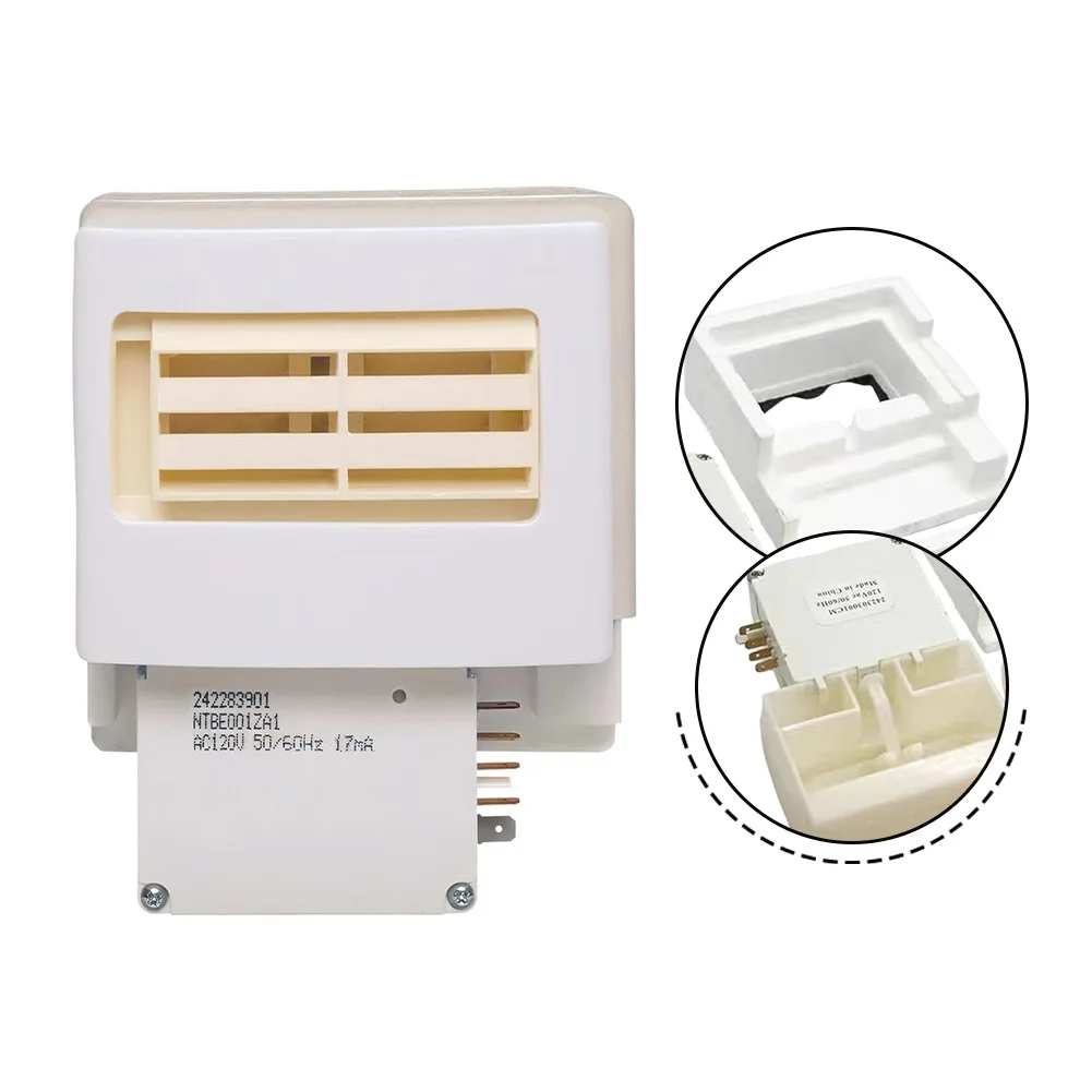 Temperature Sensor Air Damper Control Prevents Over-freezing Enhanced Cooling System Refrigerator Damper White