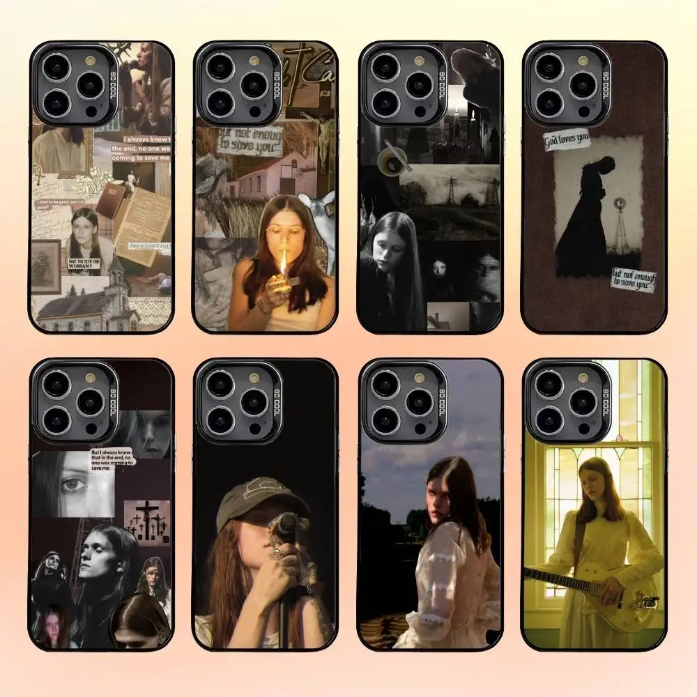 

Singer Ethel Cain Preacher's Daughter Phone Case For iPhone 16,15,14,13,12,11,Pro,MAX White Matte Shockproof Cover