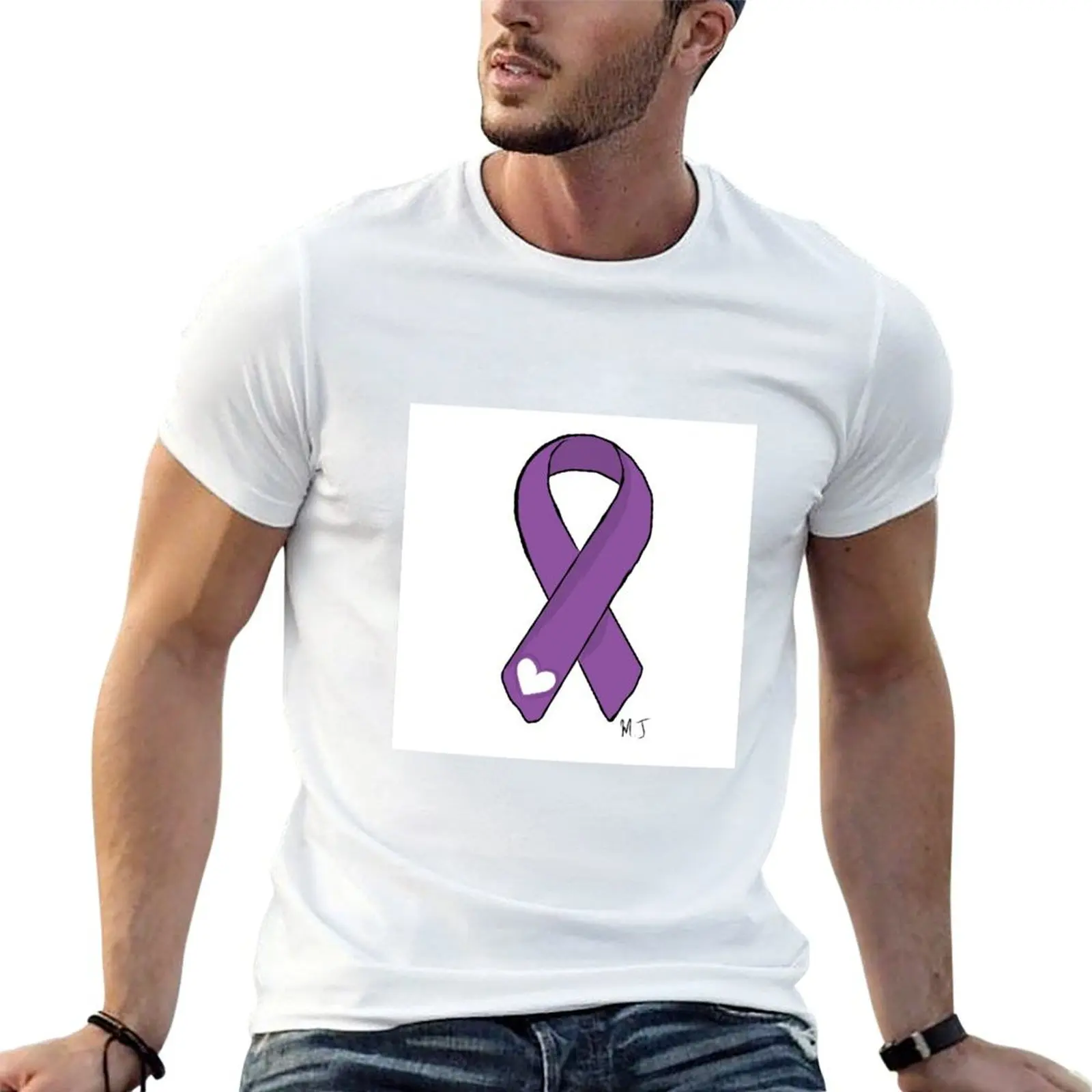 

GIST cancer awareness T-Shirt graphic t shirts for man t shirt men 100% cotton luxury brand T-Shirt
