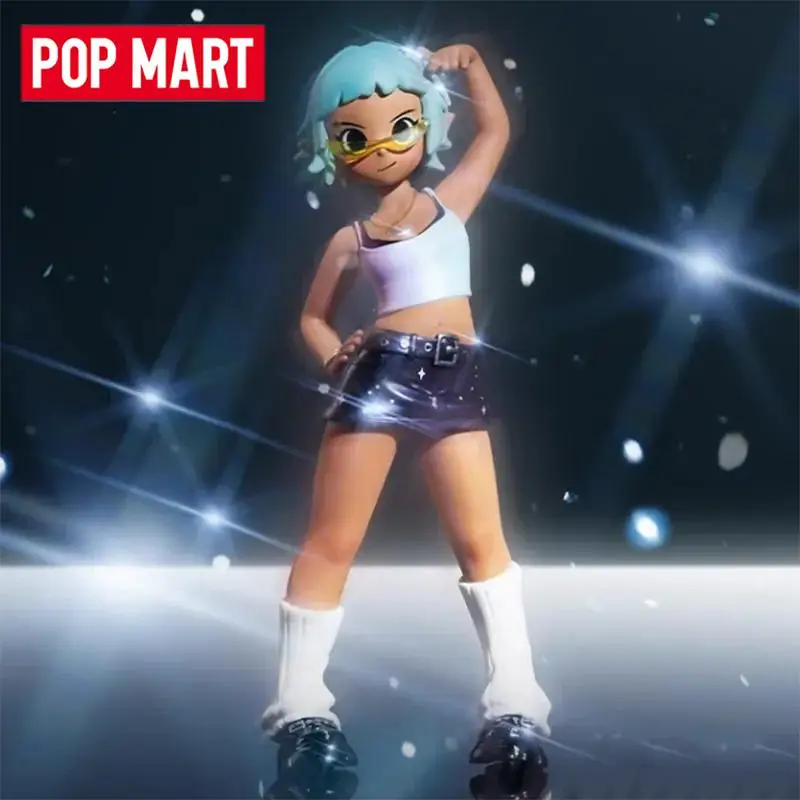 

POP MART Peach Riot Punk Fairy Series слепая коробка Mystery Box Kawaii украшения фигурки домашний декор настольная модель куклы подарок для девочек