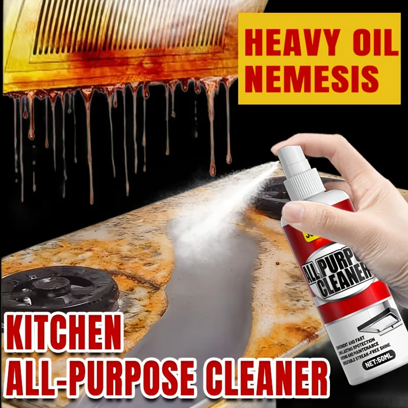 JOKJOK Kitchen Cleaner Spray, Grease Remover, Removes Tar & Stains,Restores Shine,Glycerine Based,Recommended for Metal Surfaces