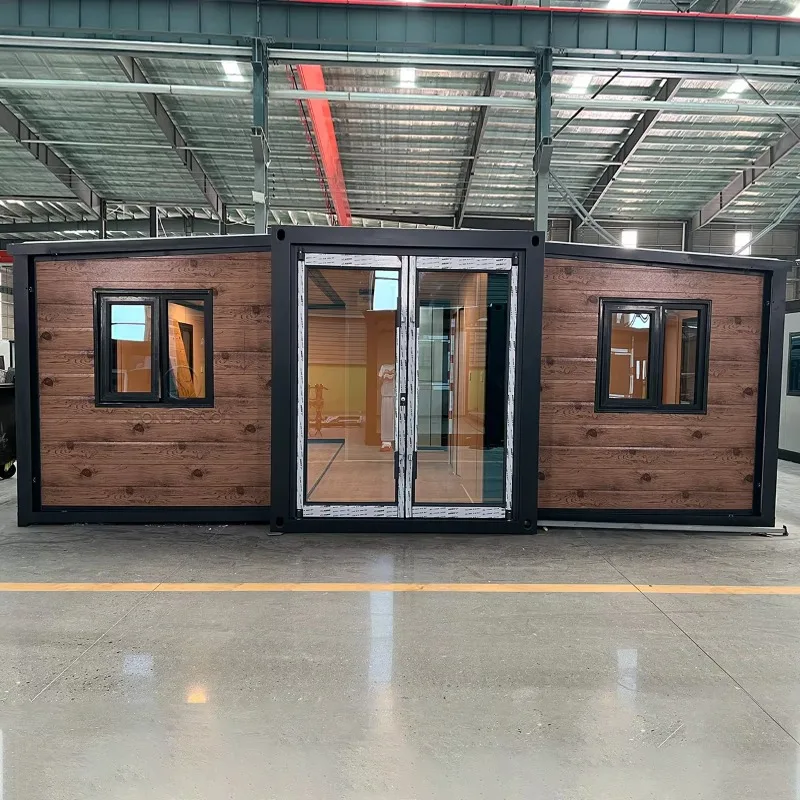 Cheap Expandable Container House 20ft 40ft Flat Pack Mobile Home Soundproof Container House Steel Frame Prefab Modular Cabin
