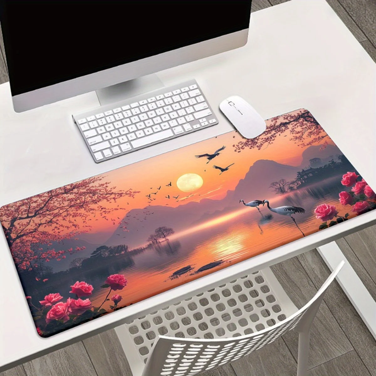 

Коврик для мыши, настольный коврик для геймеров, большой, с тканевой поверхностью, нескользящая резиновая основа, для ПК, ноутбука, клавиатуры, офисного стола, подарок, аксессуары, Pro