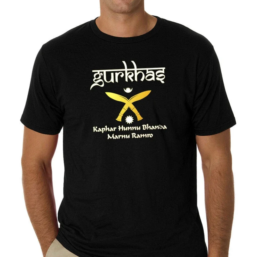 Gurkha Nepal India Special Force T-Shirt 100% Cotton O-Neck Short Sleeve Summer Casual Mens T-shirt Streetwear