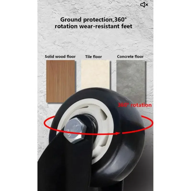 5 Pcs 1.5 Inch Universal Computer Chair/swivel Chair Accessories Lifting Office Chair Wheel/universal