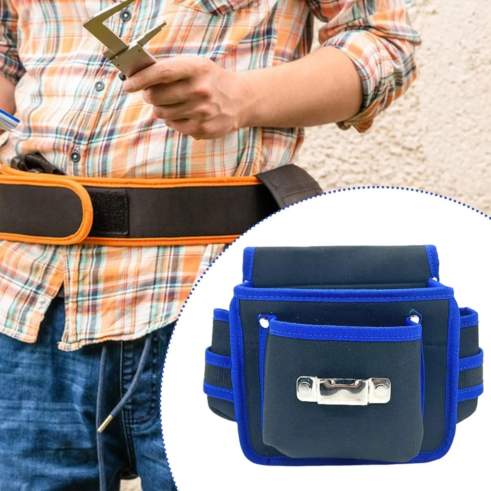 Bolsa de herramientas para electricista, bolsa de herramientas con cinturón para carpinteros de jardinería, técnico