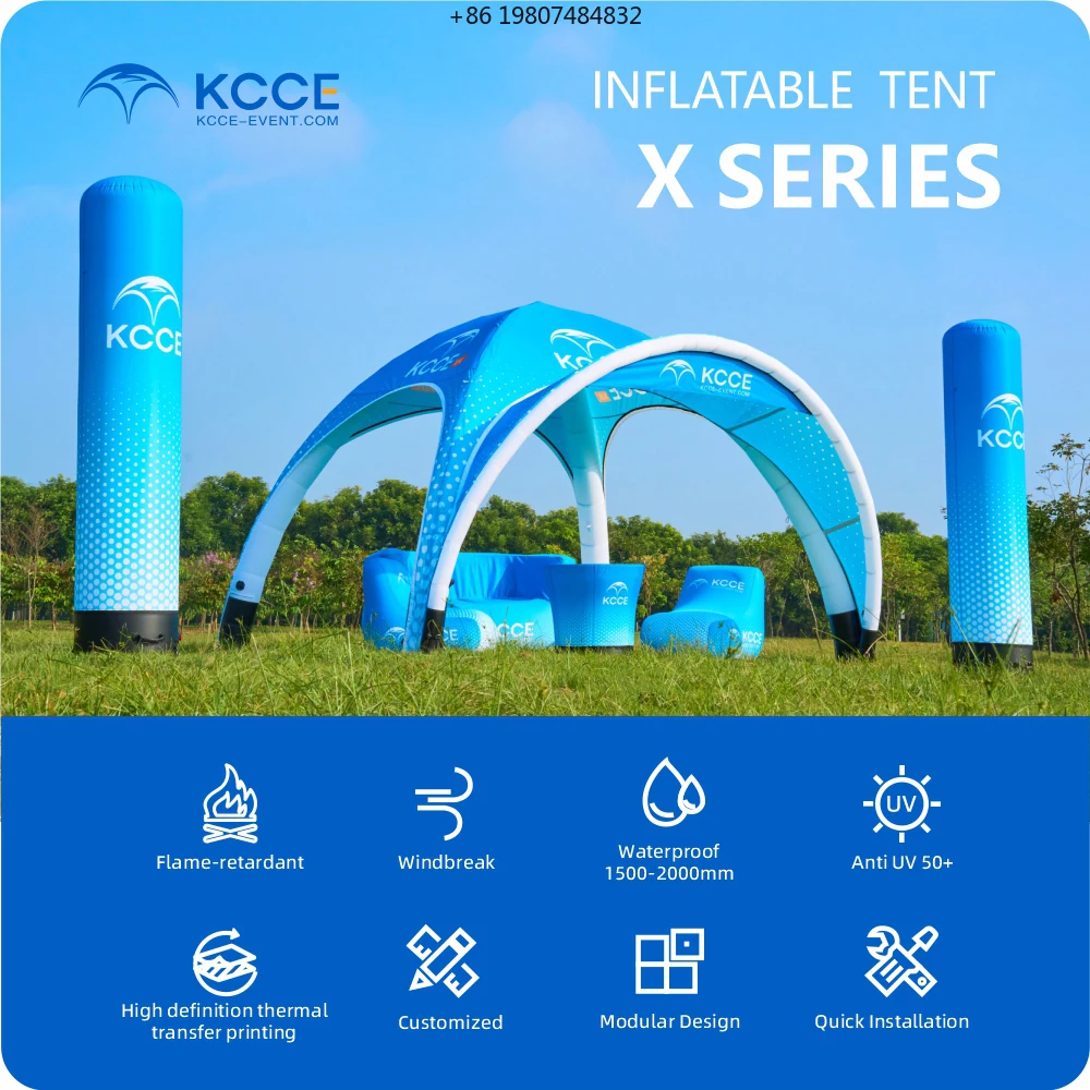 Easy Setup 3m 4m 5m 6m 7m 8m Outdoor Advertising Inflatable Gazebo Dome Spider Model Canopy Air Inflat Tent for Events