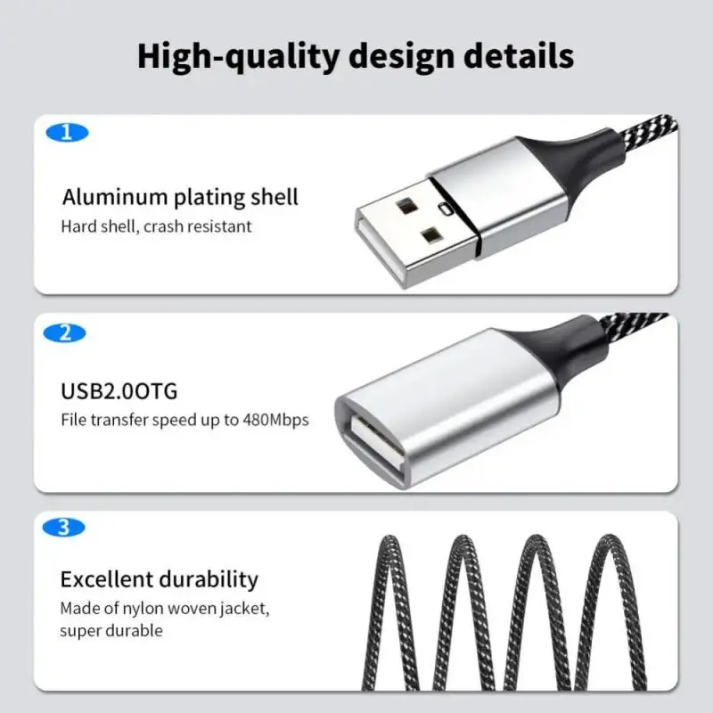 C타입-듀얼 USB OTG 어댑터, USB 2.0, C타입 확장 허브, 데이터 충전 브레이드 카보, 갤럭시 S22 맥북용