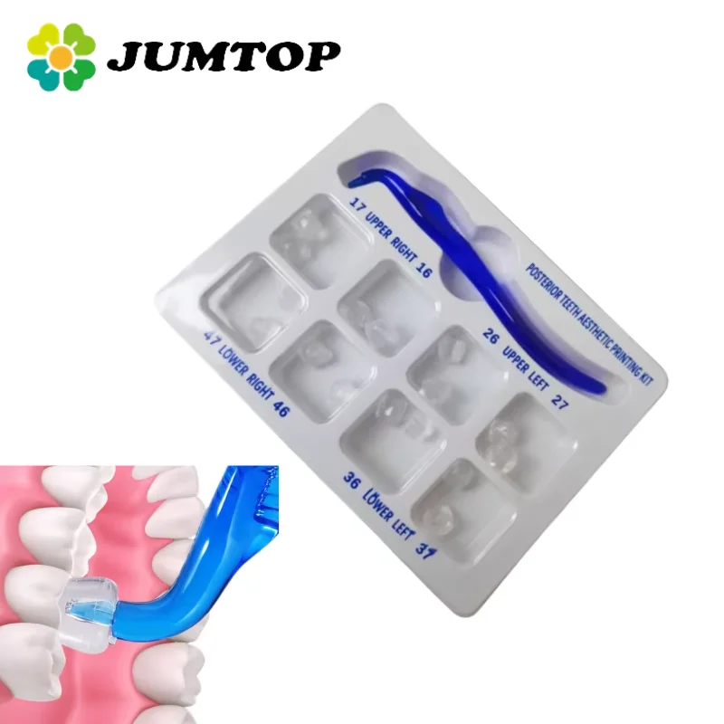 

JUMTOP 1 Set Dental Orthodontic Posterior Teeth Aesthetic Printing Mould Kit