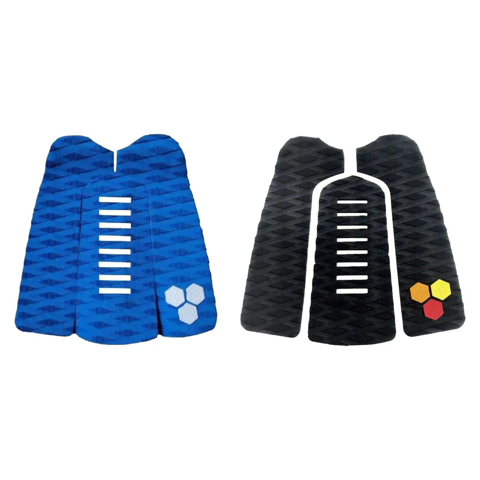 

3x Surfboard Traction Pads Deck Grip Pad Multipurpose Professional Floor Mat EVA Anti Slip Surf Traction Pad for Paddleboard